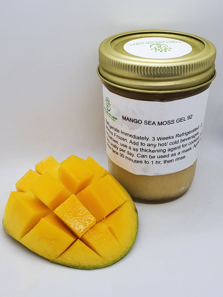 8 oz Mango Infused Sea Moss Gel Super Food